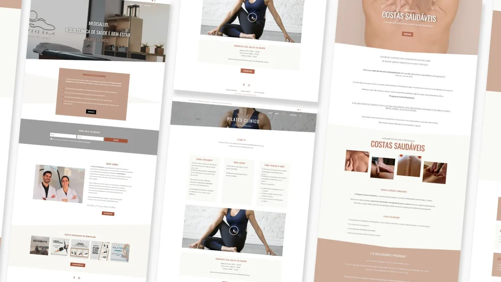 Criação do site Clinicamedisalud.pt